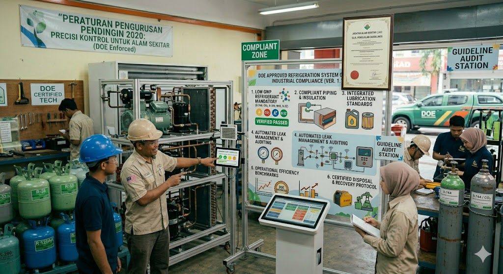 DOE approved refrigeration system guidelines Malaysia