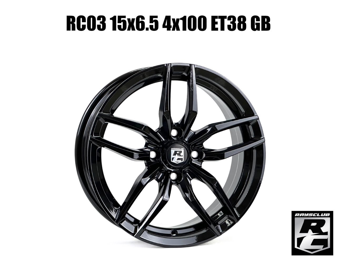 Raysclub RC03 15x6.5 4x100 ET38 GB