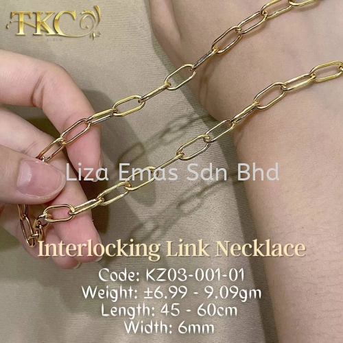 Interlocking Link Necklace