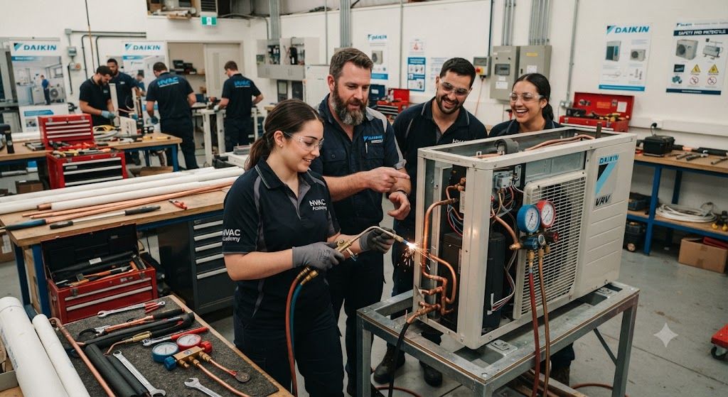 VRF installation practical training