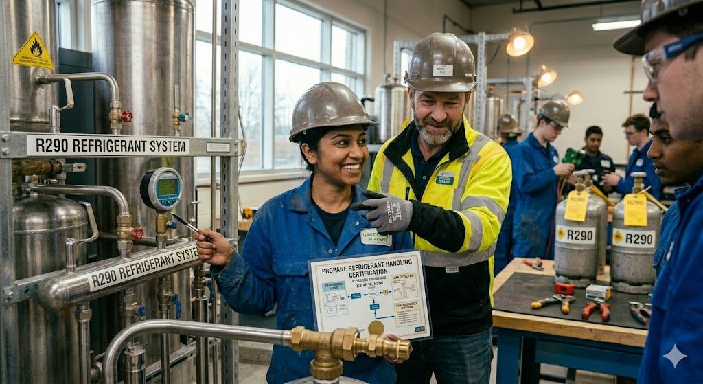 R290 HVAC certification for technicians