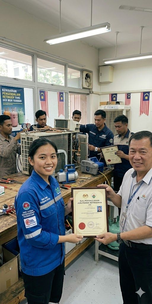 refrigerant technician training certification Malaysia