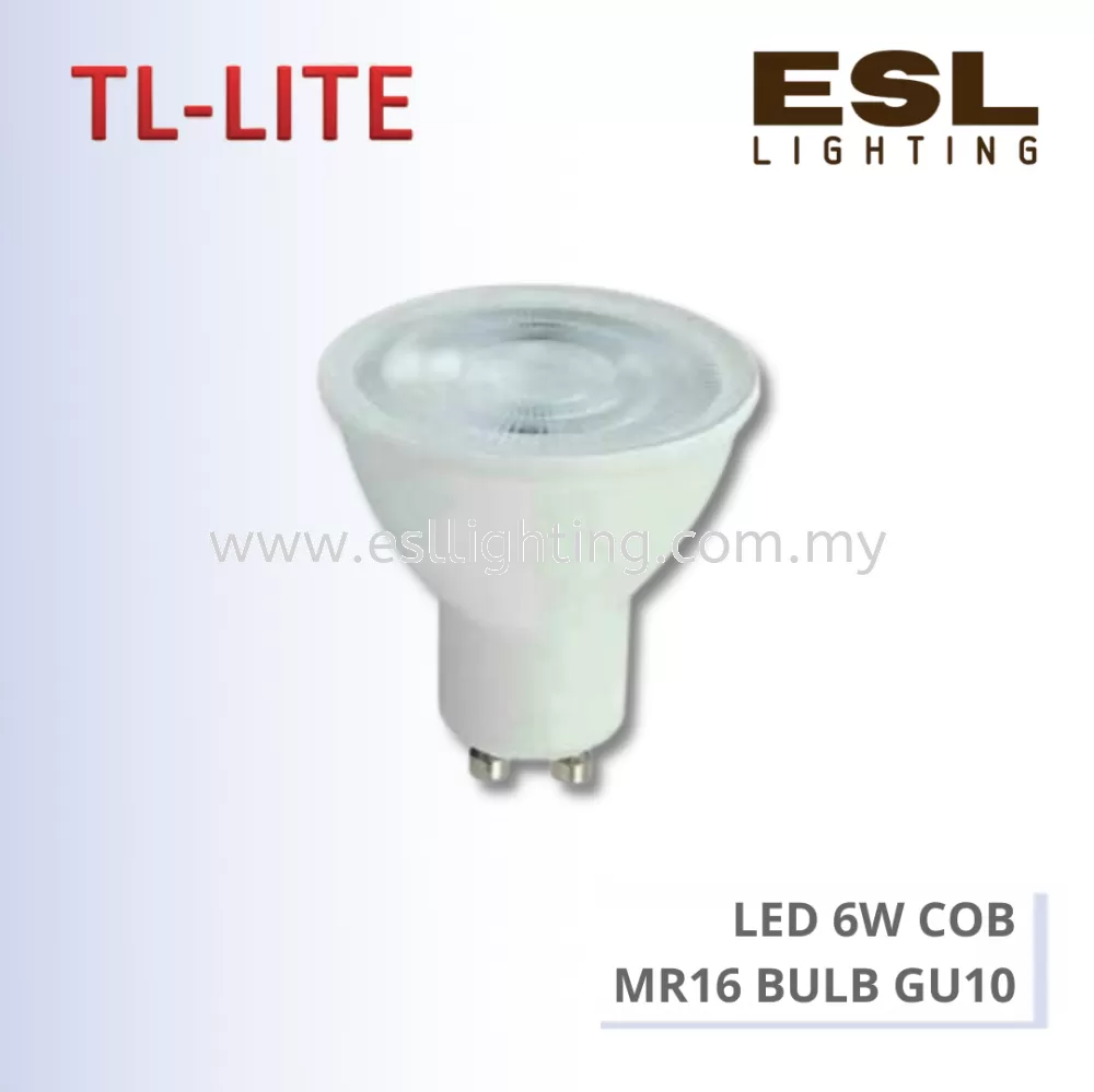 TL-LITE BULB - LED 6W COB MR16 BULB - GU10 6W