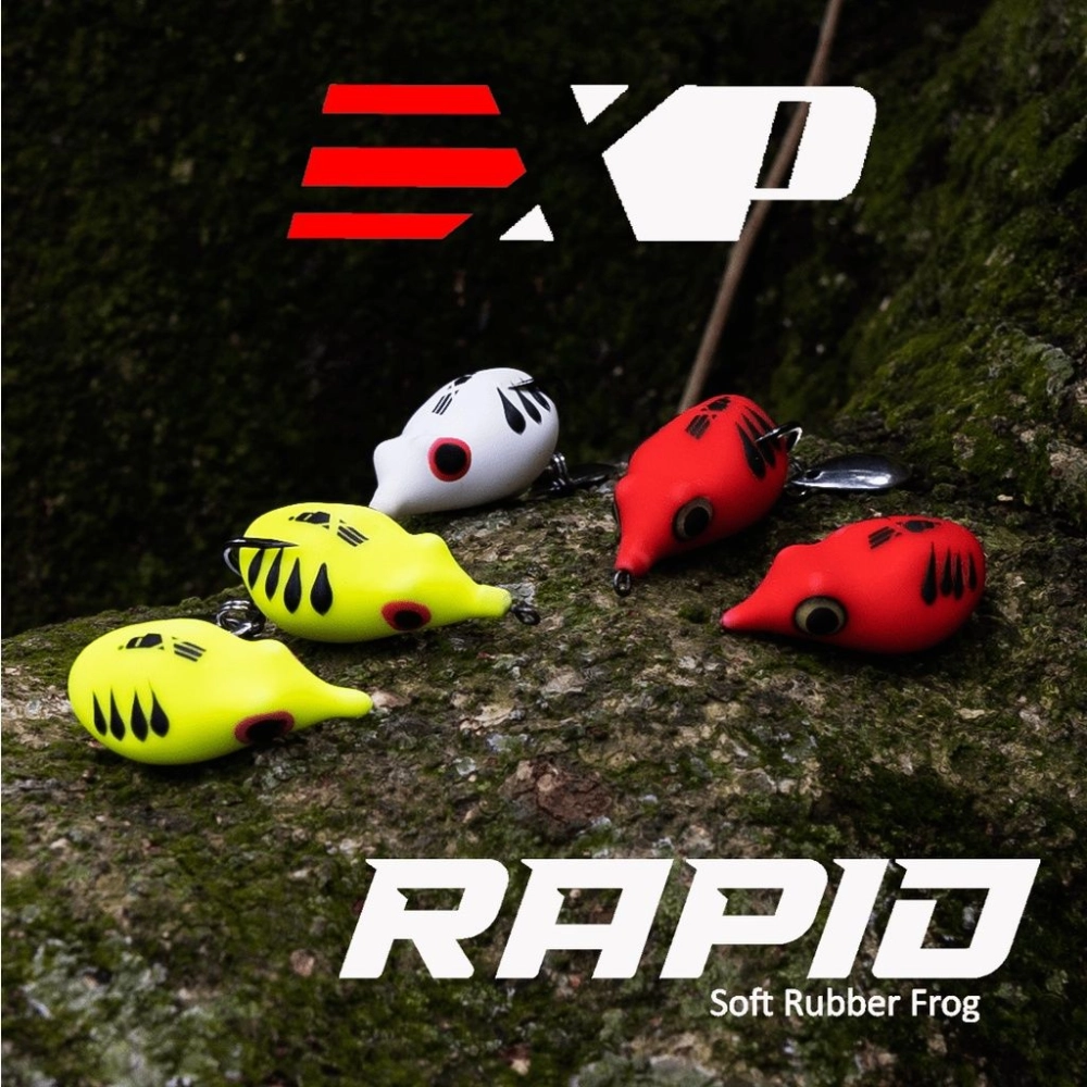 **BUY 1 FREE 1** EXP RAPID Soft Rubber For Snakehead Fishing Lure umpan casting haruan toman katak tiruan umpan palsu