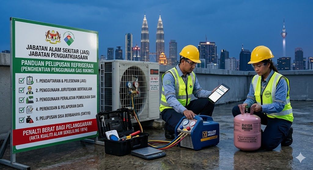 refrigerant disposal legal requirements Malaysia