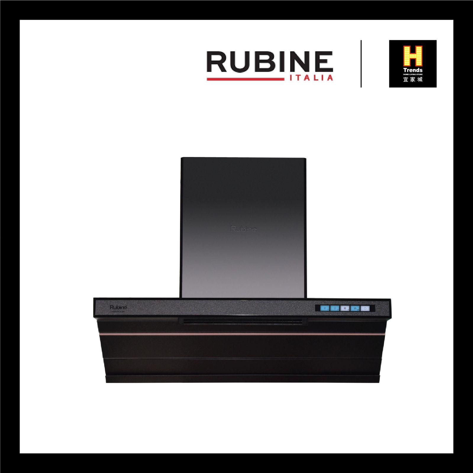 Rubine Cool-Breeze Series Chimney Hood RCH-CASSERA X-SK