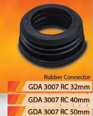 GDA 3007 RC 50MM RUBBER CONNECTOR