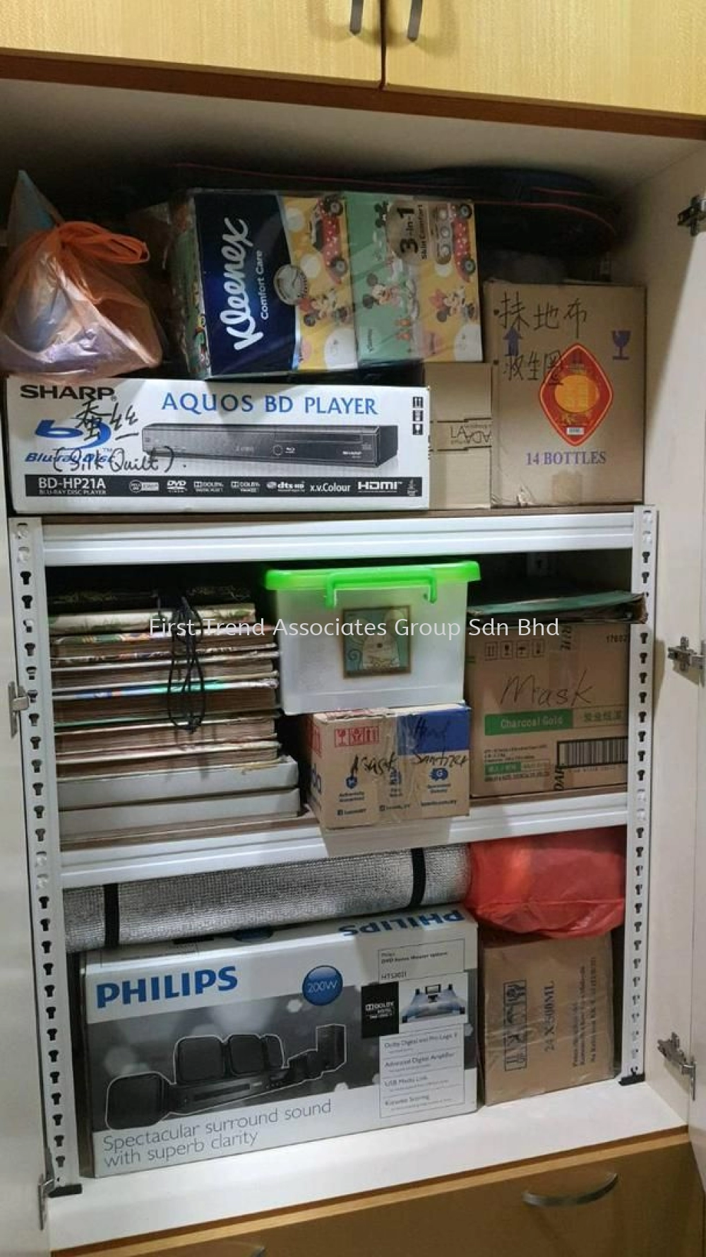 Light Duty Boltless Rack Rak Besi Store Multipurpose Rack Home Rak Serbaguna - 2 levels