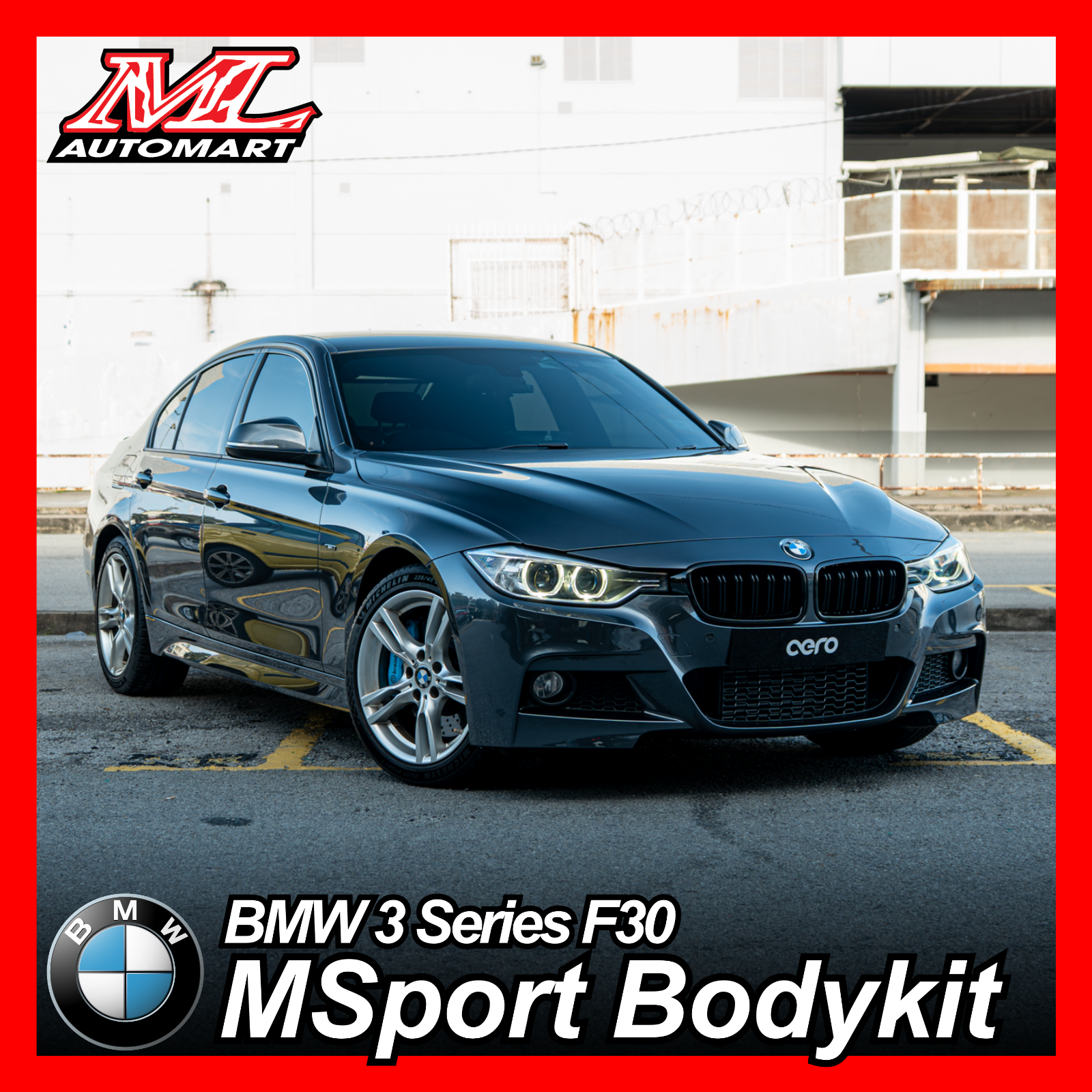BMW 3 Series F30 to M Sport Bodykit Conversion