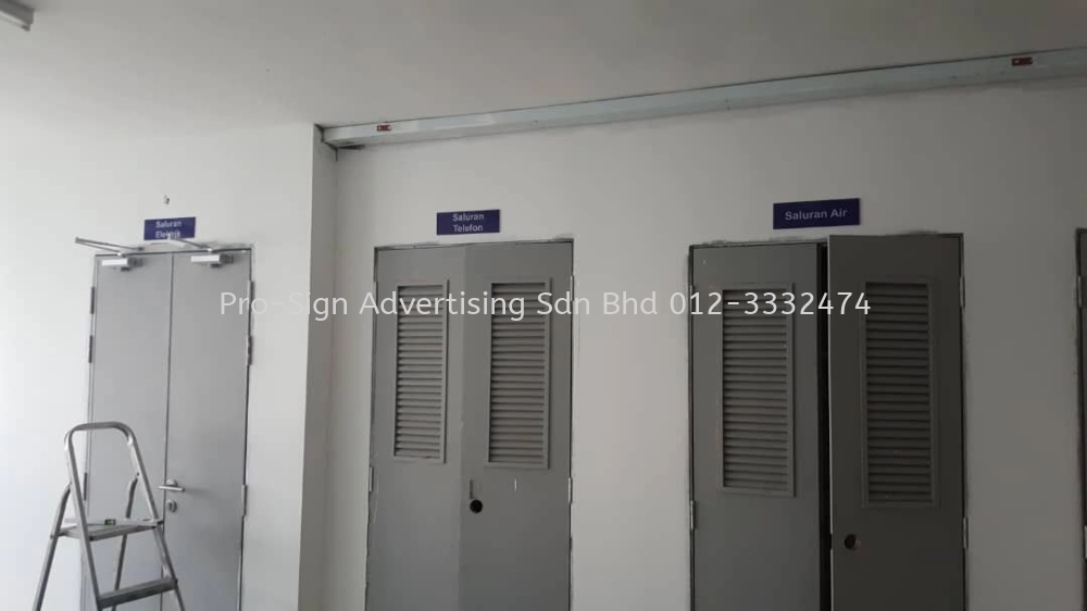 FACILITY AND M&E ACRYLIC SIGNAGE (PERUMAHAN PDRM SG BESI, KL, 2018)