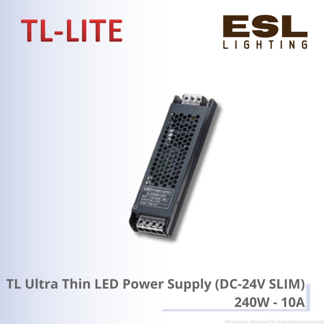 TL-LITE TL Ultra Thin LED Power Supply (DC-24V SLIM) 240W - 10A IP20