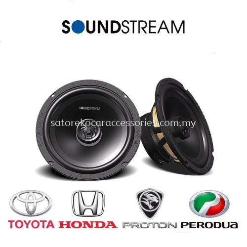 SOUNDSTREAM [VSP Series Black Series] 6.5Inch Plug & Play 2-Way Speaker 