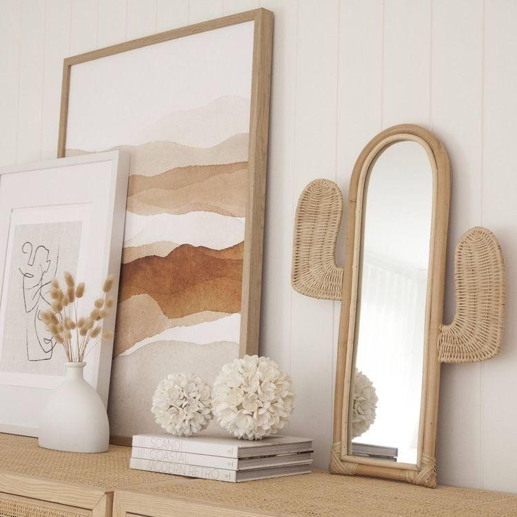 MIR 037 -  RATTAN MIRROR
