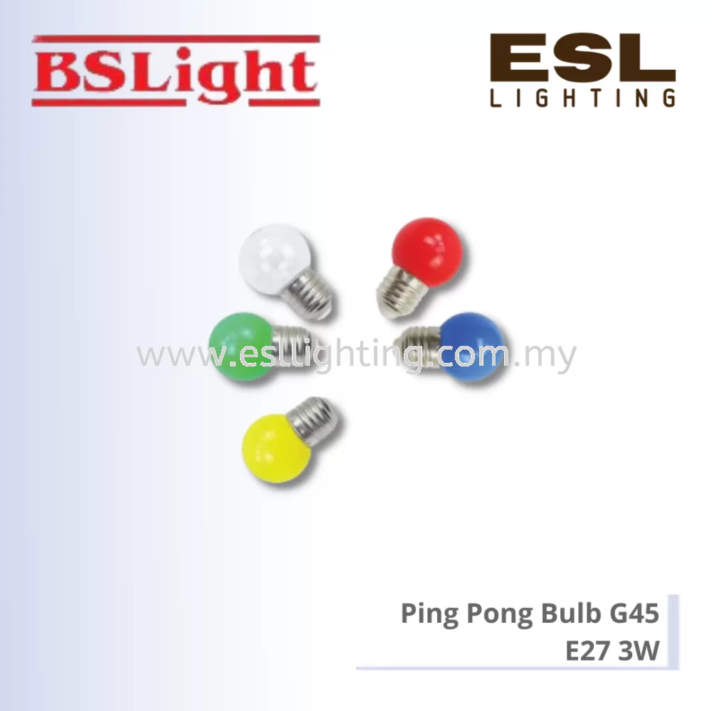 BSLIGHT PING PONG BULB G45 E27 3W - BS/G45/E27/BC