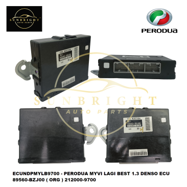 ECUNDPMYLB9700 - PERODUA MYVI LAGI BEST 1.3 DENSO ECU 89560-BZJ00 ( ORG ) 212000-9700