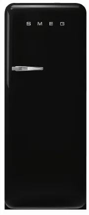 SMEG Single Door Refrigerator FAB28RBL BLACK