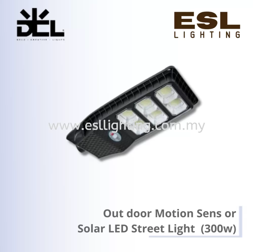 DCL Outdoor Motion Sensor Solar LED Street Light (300w) - DJV-9990-300W