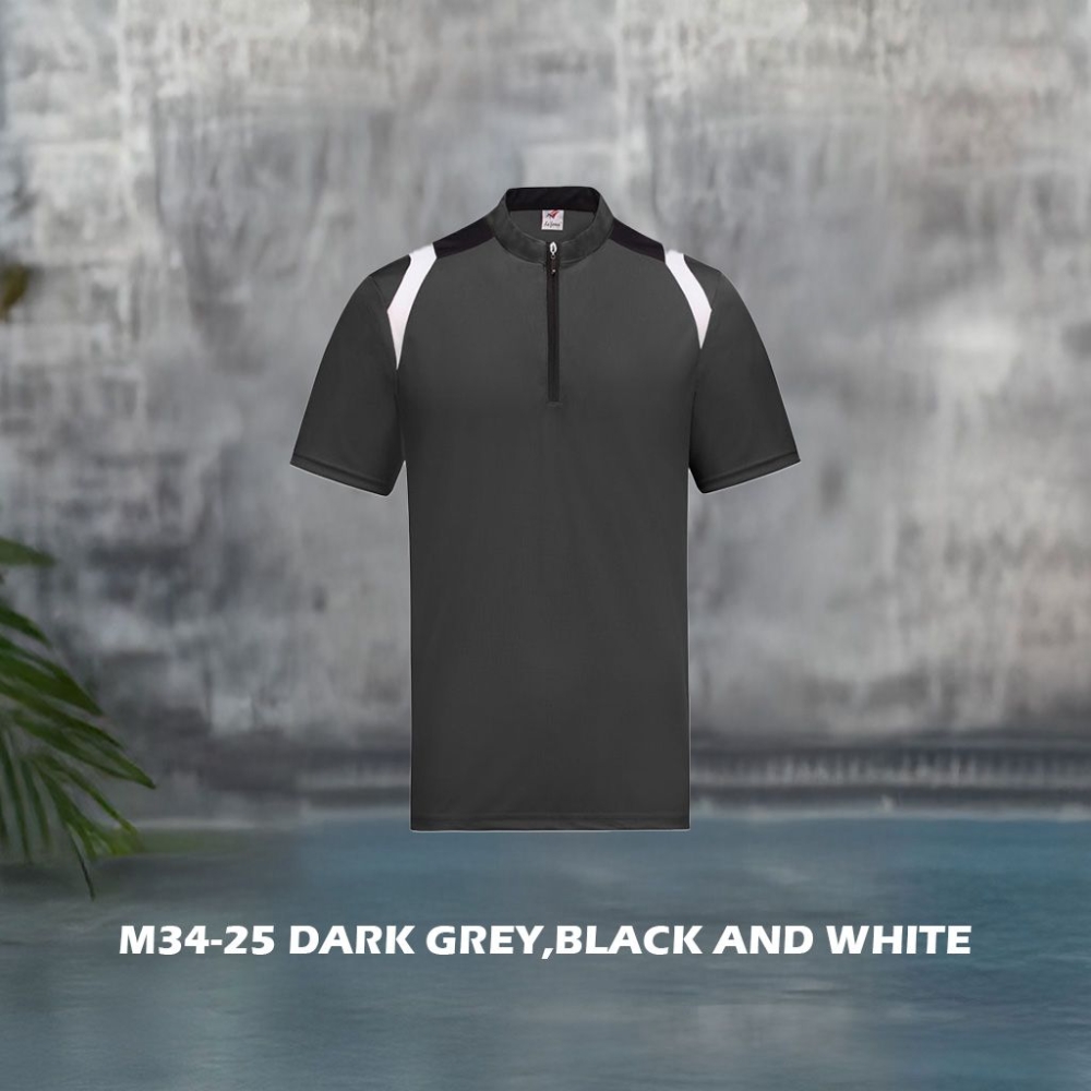M34-25 Dark Grey,Black and White