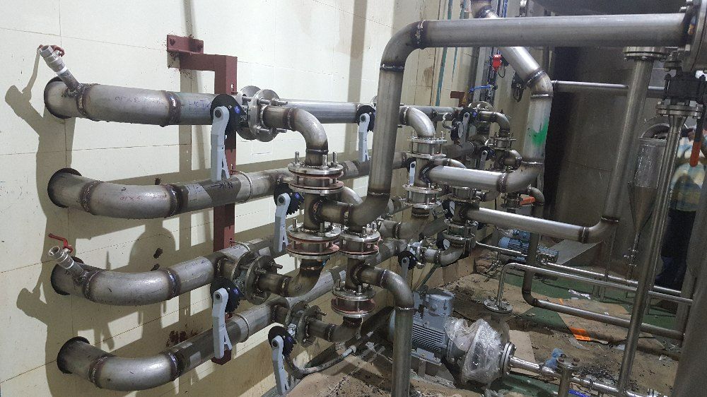 Chiller plant MS (Mild Steel) pipework contractor