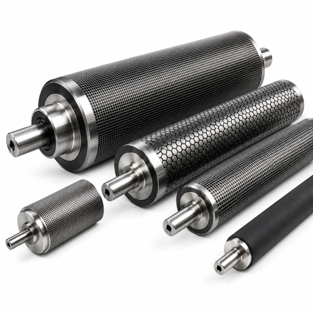 Flexographic Printing Systems Anilox Rollers