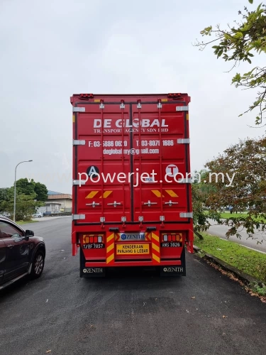 lorry company sticker