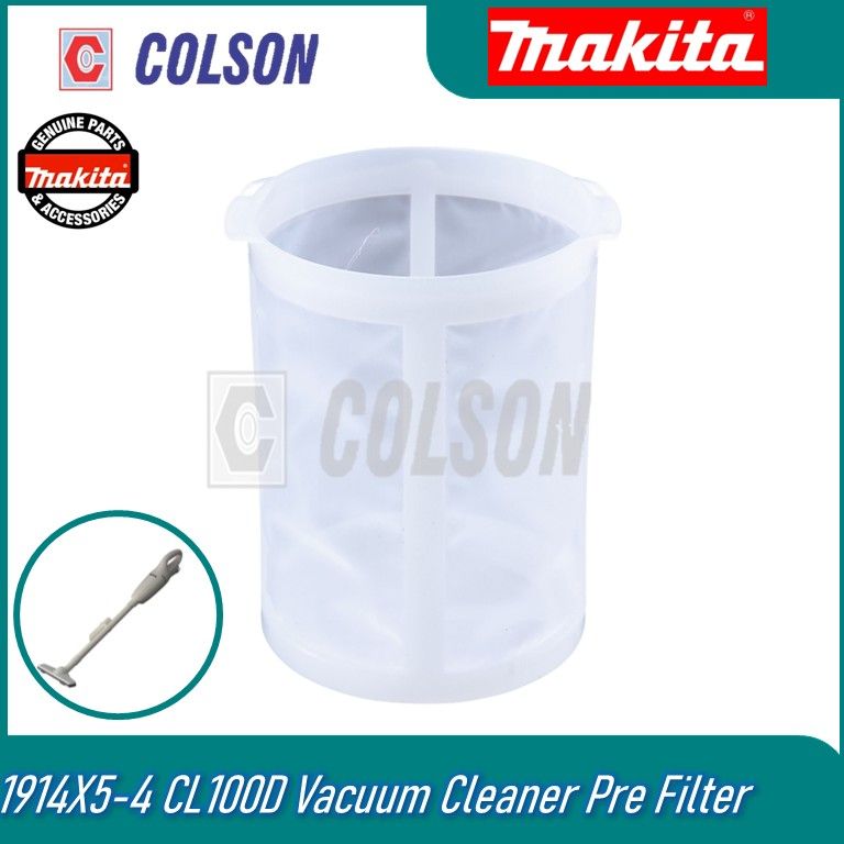 MAKITA 1914X5-4 CL100D Vacuum Cleaner Pre Filter Suitable: CL070D , CL106FD , CL108FD , CL111D , DCL180