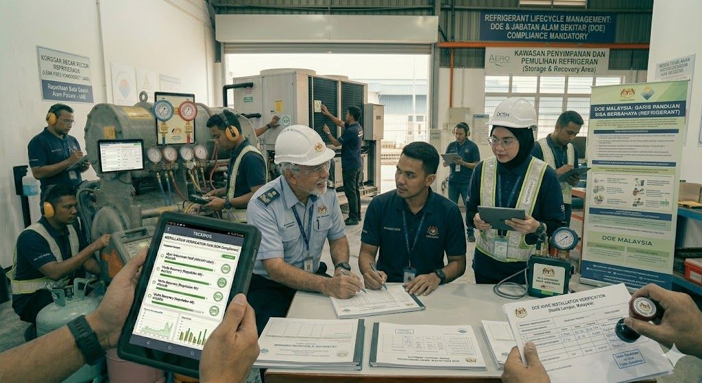 HVAC installation compliance Malaysia DOE