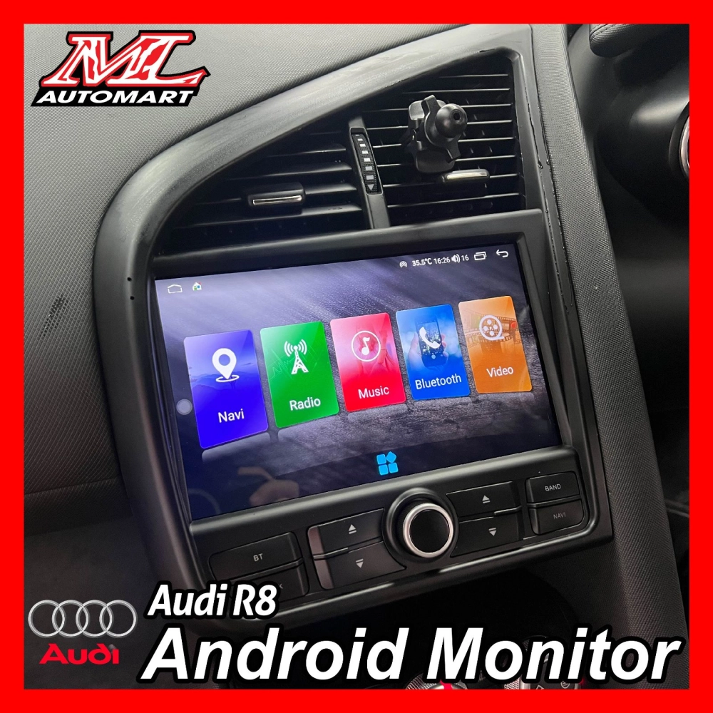 Audi R8 Type 42 Android Monitor