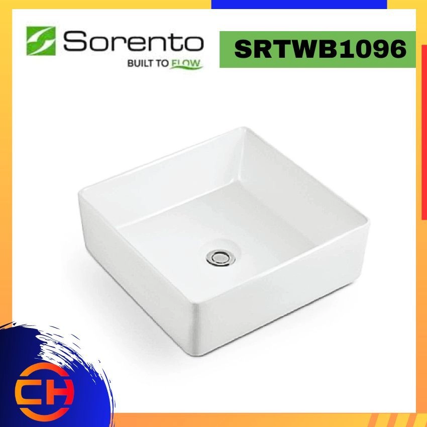 SORENTO ULTRA THIN EDGE BASINS SRTWB1096 ( L390xW390xH140mm )