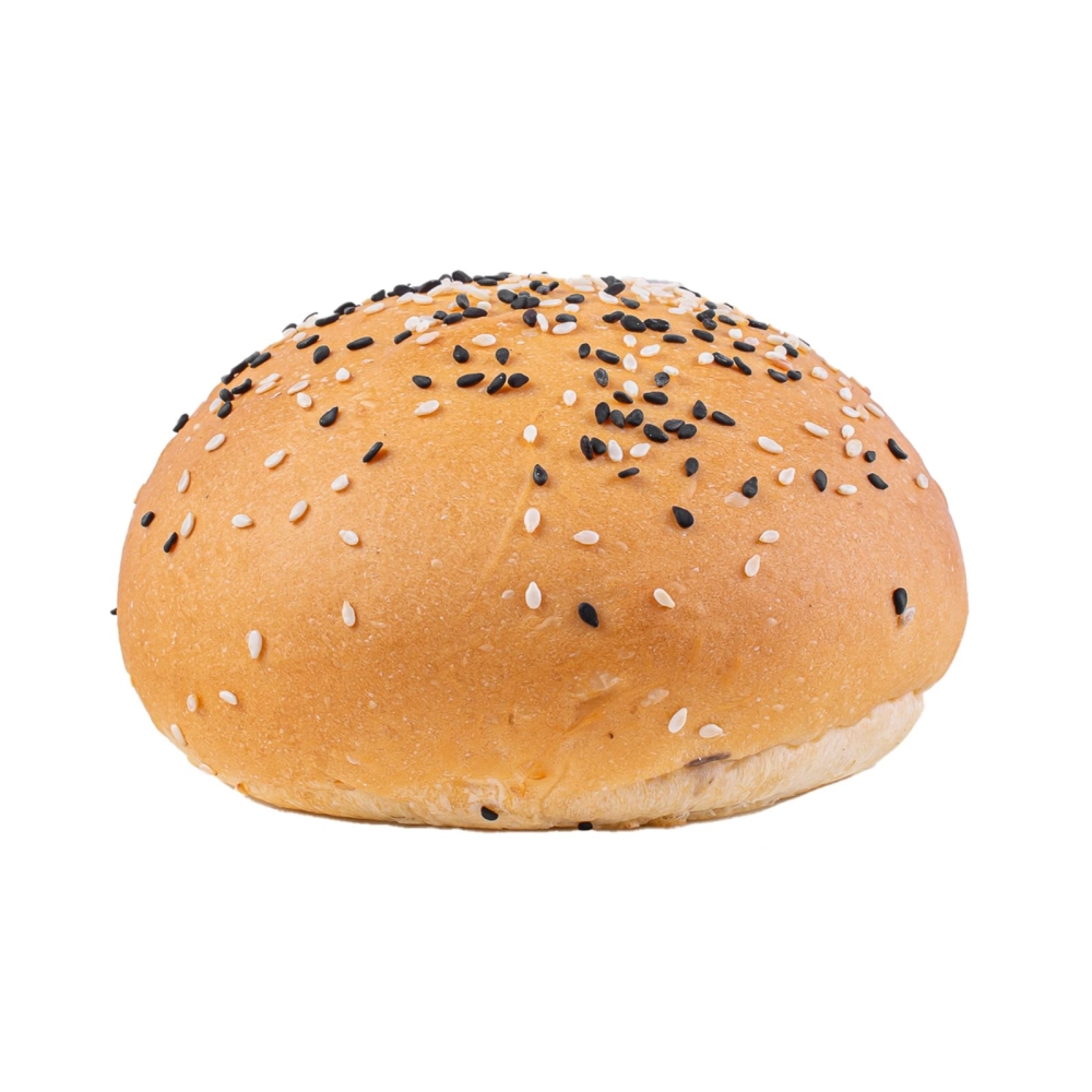 Burger Bun (Black & White Sesame)