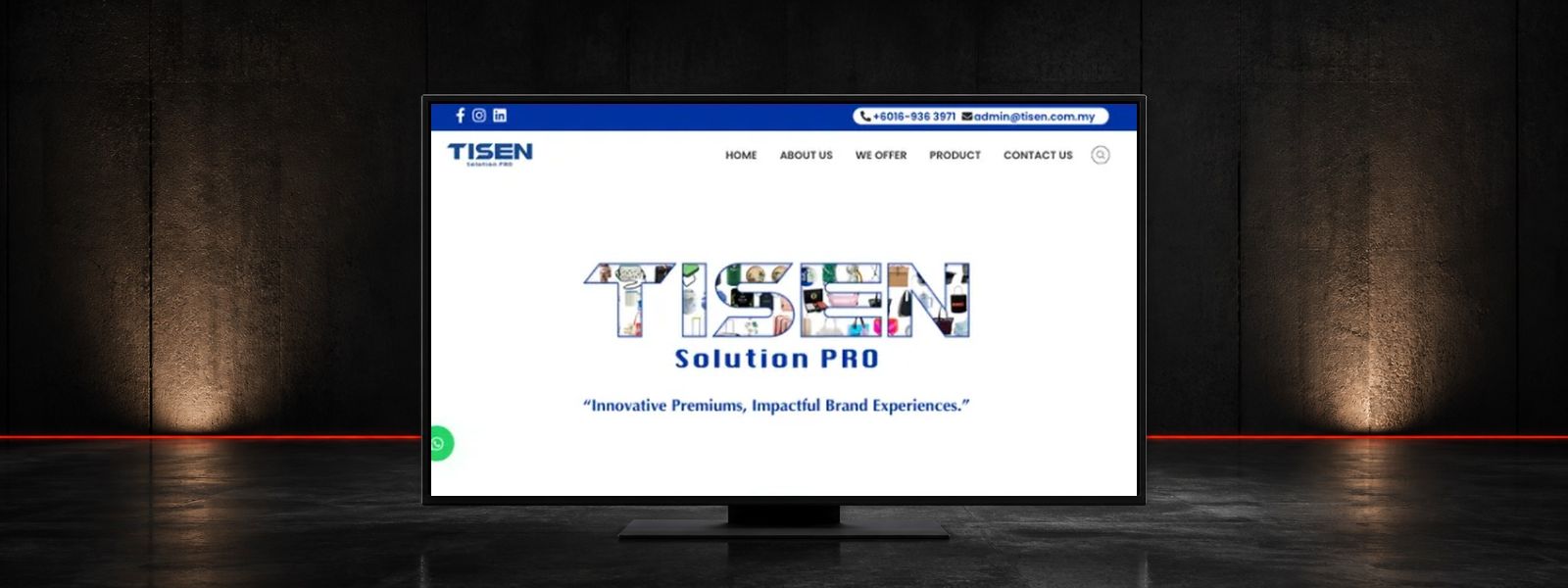 TISEN Trading (Malaysia) Corporate Gifts Website Case Study in Malaysia
