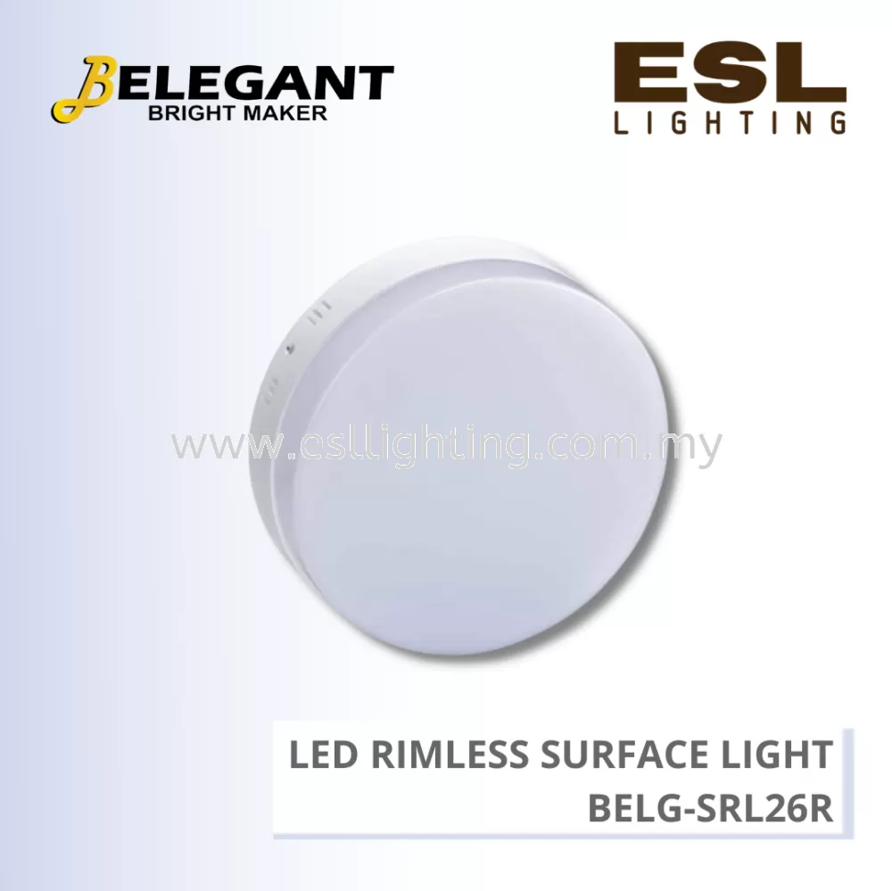 BELEGANT LED RIMLESS SURFACE LIGHT 26W - BELG-SRL26R