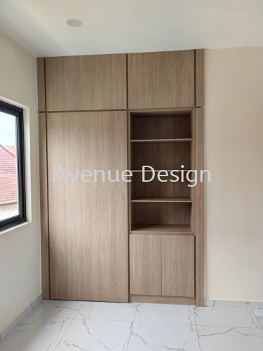 Partition With Hidden Door & Book Rack Work at Bukit Rahman Putra, Sungai Buloh