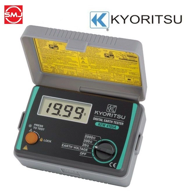 Kyoritsu 4105A Digital Earth Tester Multimeter Resistance Meter