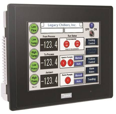 Microprocessor control panel retrofit for chillers