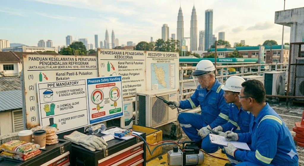 refrigerant system safety procedures Malaysia DOE