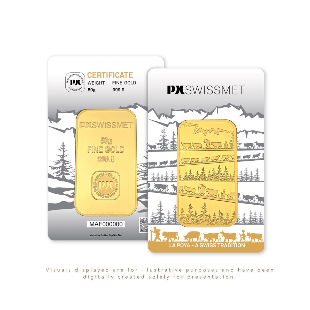 LAPOYA | PX Swissmet Au999 (50g)