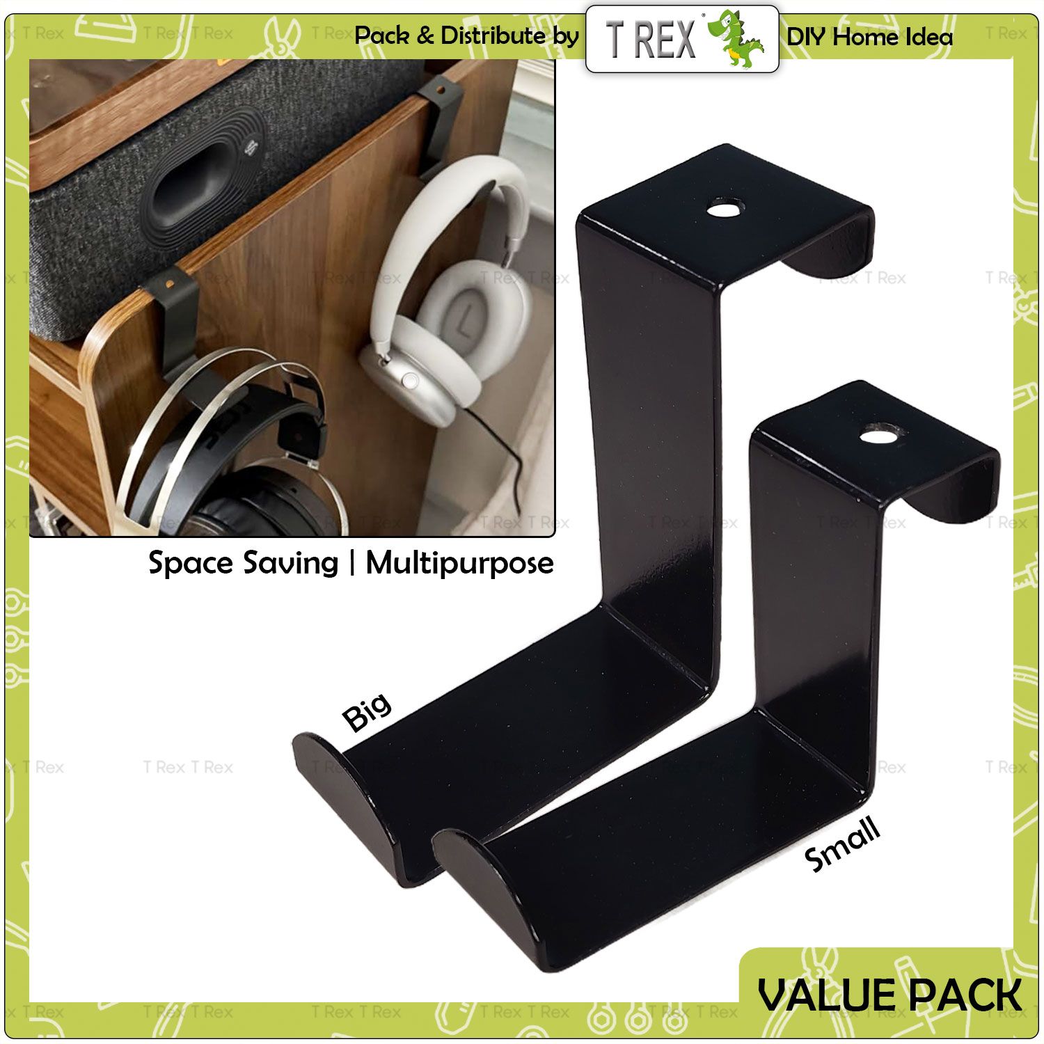 T Rex Z-Type Cabinet Door Hook
