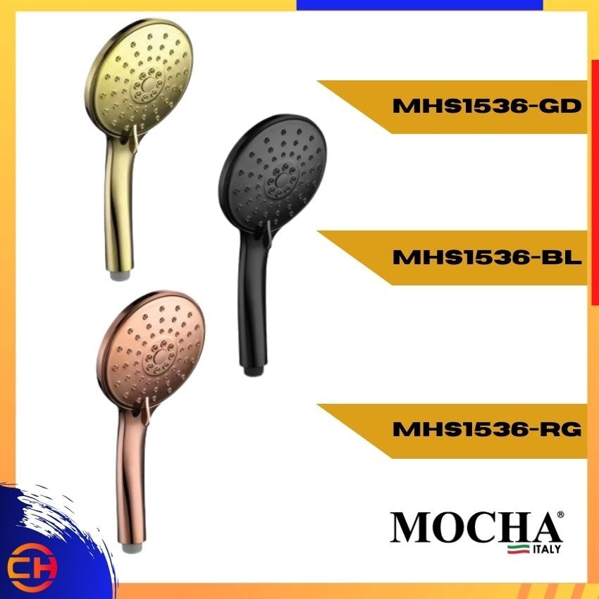 MOCHA MHS1536 Three Function C/W S/Steel Flexible Hose (  MHS1536-GD , MHS1536-RG ,  MHS1536-BL )