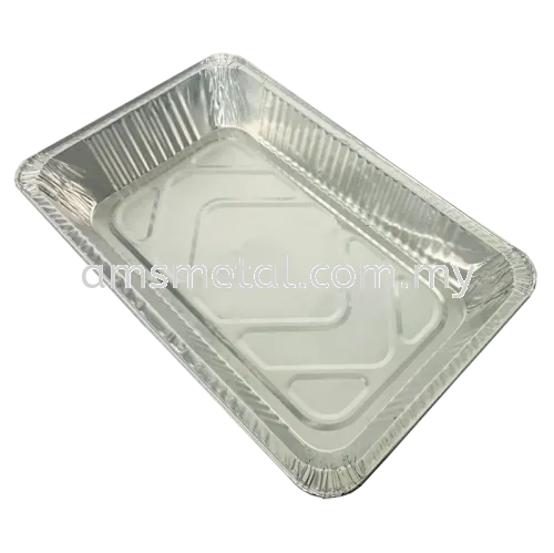 Aluminium Container Foil Code 9850 Cover With Lid XL Size 525 x325x 85 H