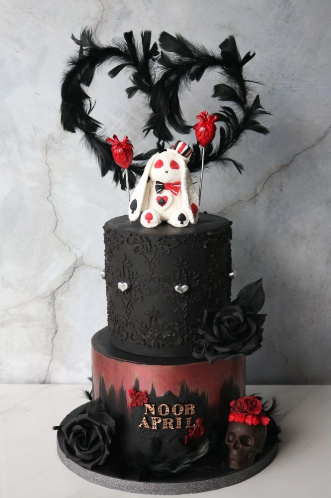 Gothic Bunny Cake