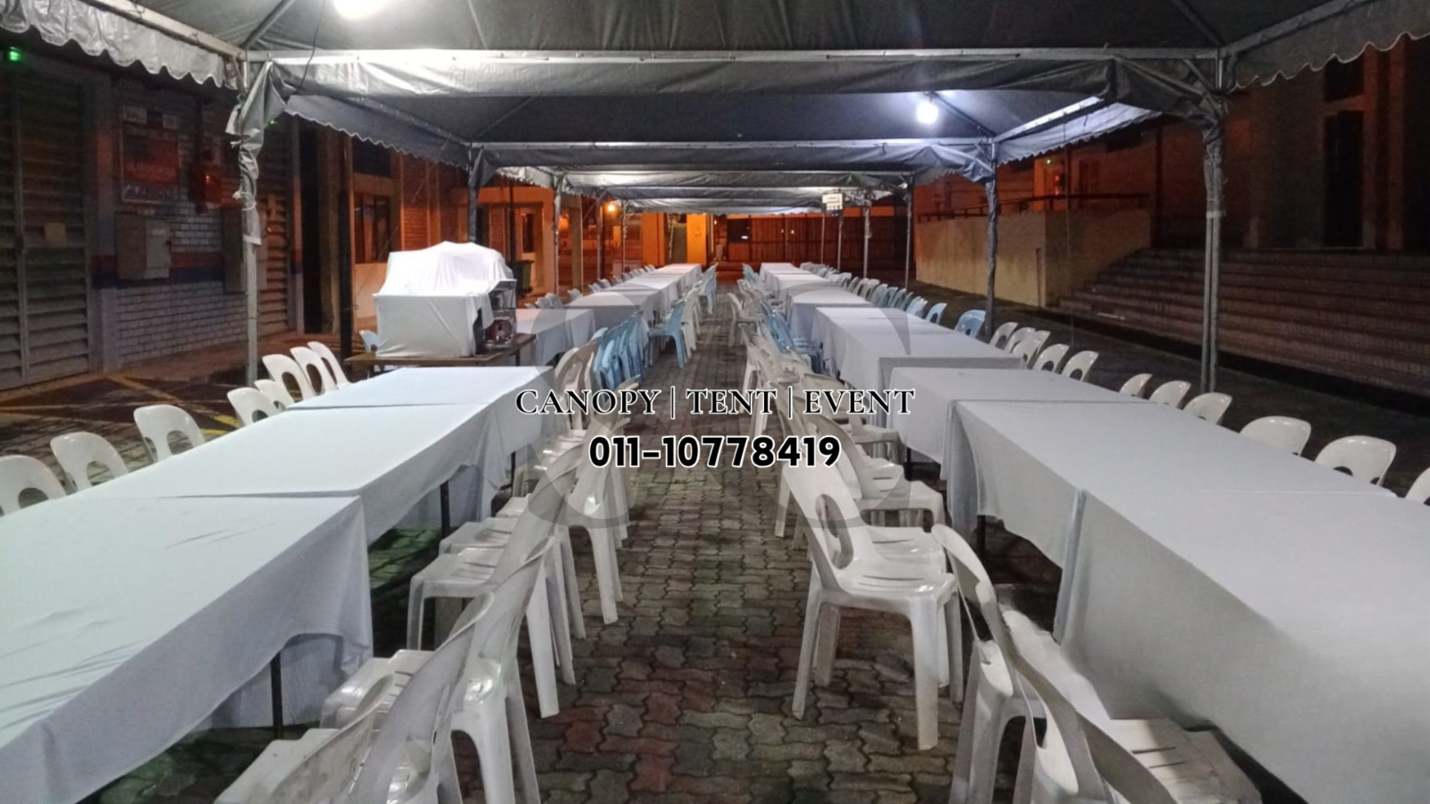 Long Tables & PVC Chairs 