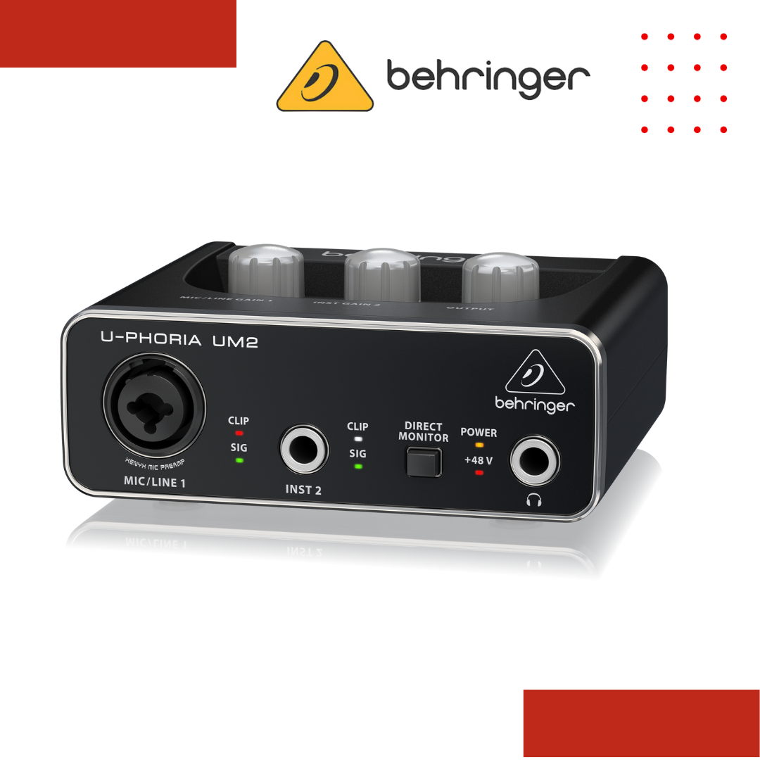 Behringer U-Phoria UM2 USB Audio Interface