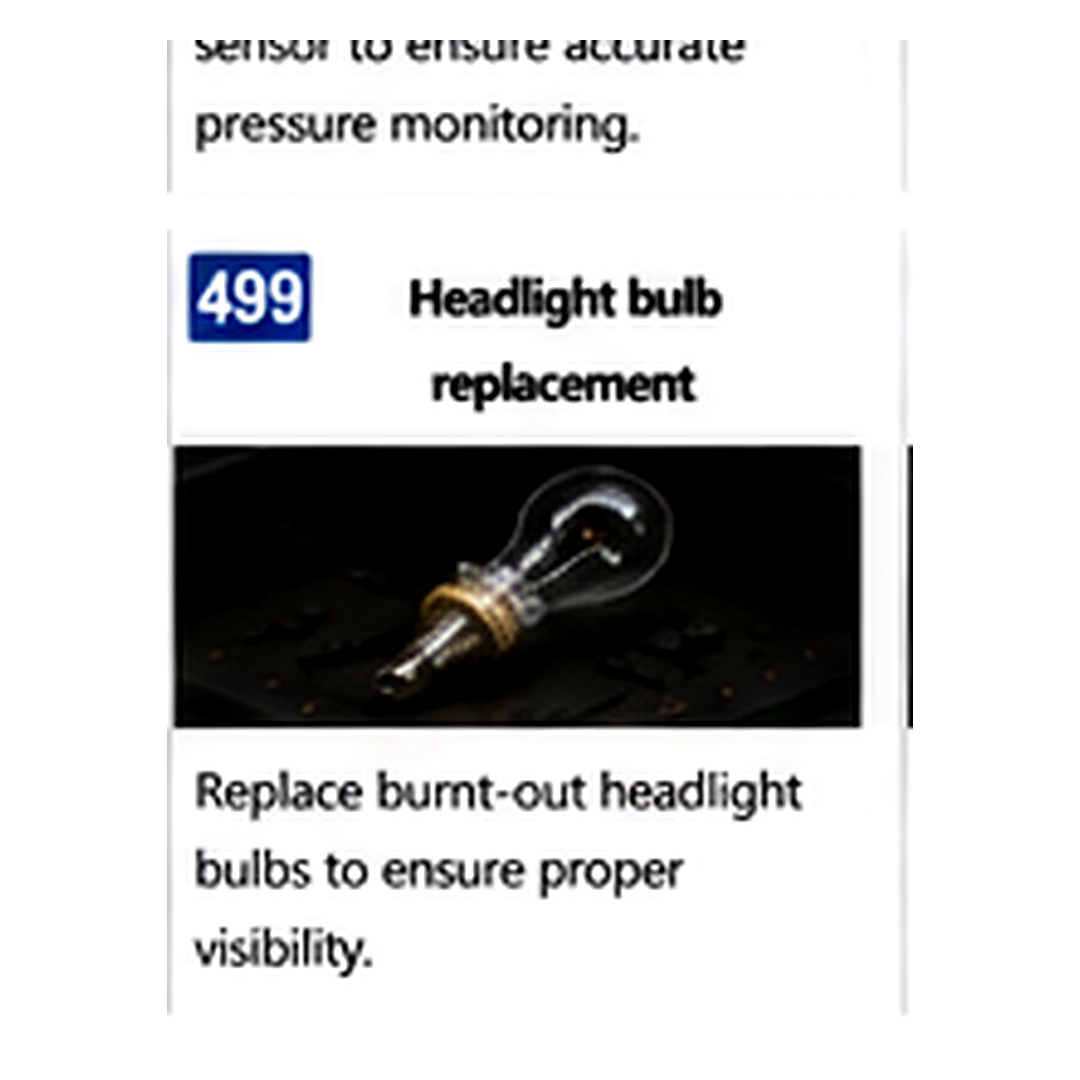 Headlight Bulb Replacement