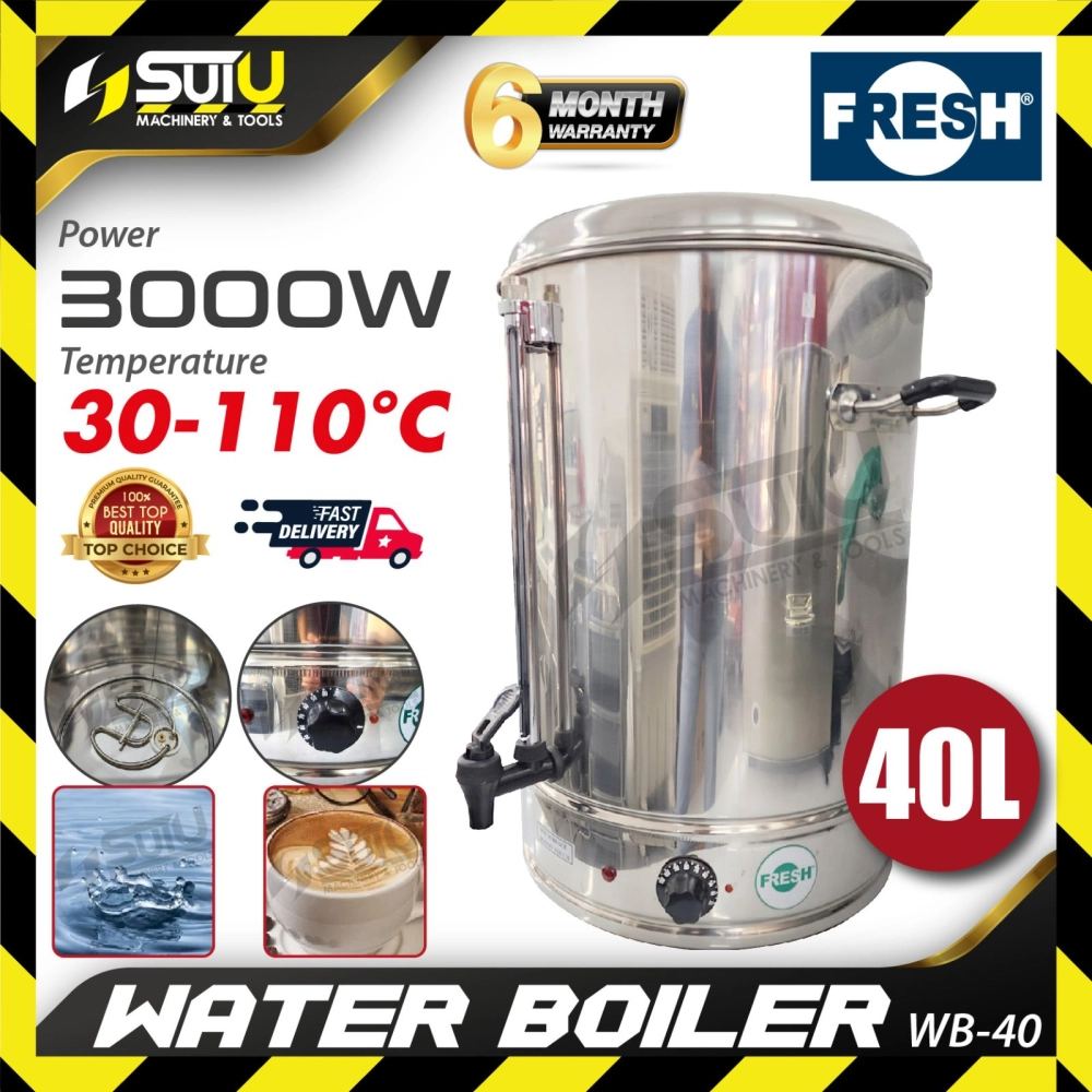 FRESH WB-40 / WB40 40L Water Boiler / Pemanas Air 3000W