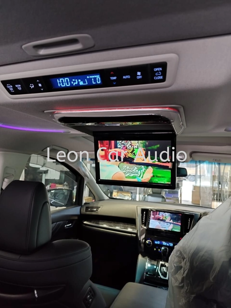 Toyota Vellfire Alphard agh30 12" fhd hdmi usb mp4 roof led monitor