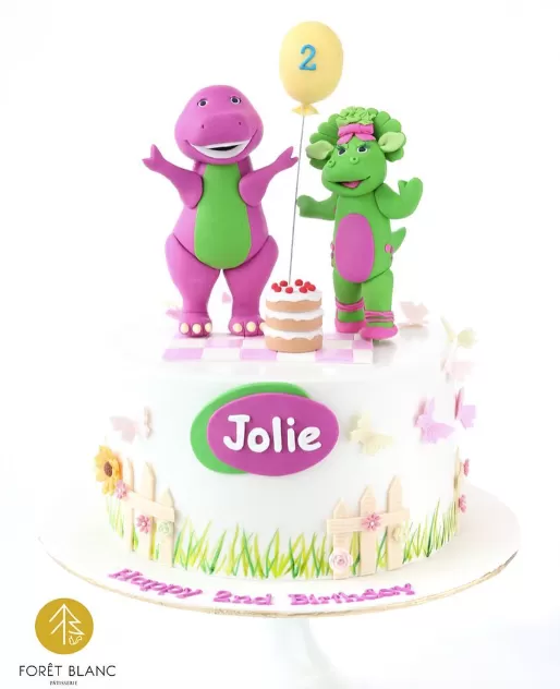 Barney Dinosaur Cake