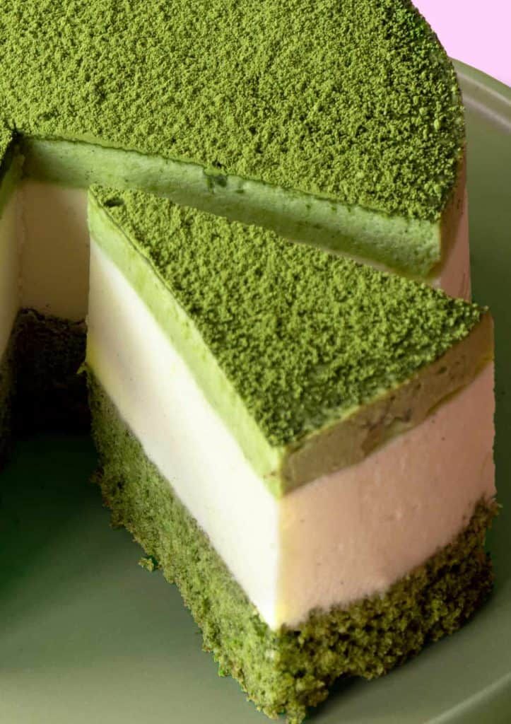 Matcha Yoghurt Cheesecake 抹茶优格芝士蛋糕
