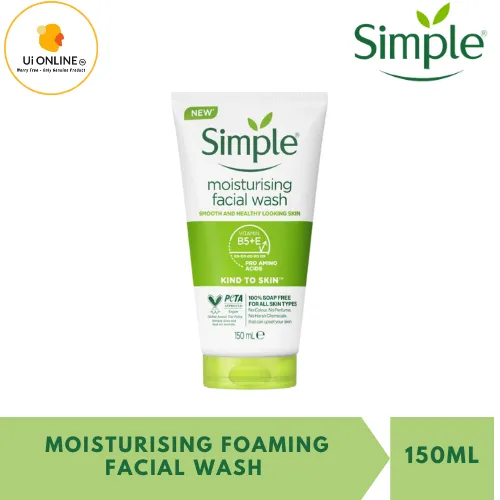 SIMPLE MOISTURISING FOAMING FACIAL WASH 150ML