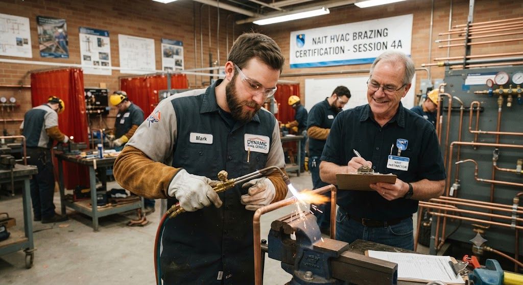 HVAC brazing certification course
